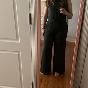 SPANX AirEssentials Sleeveless Jumpsuit Green medium